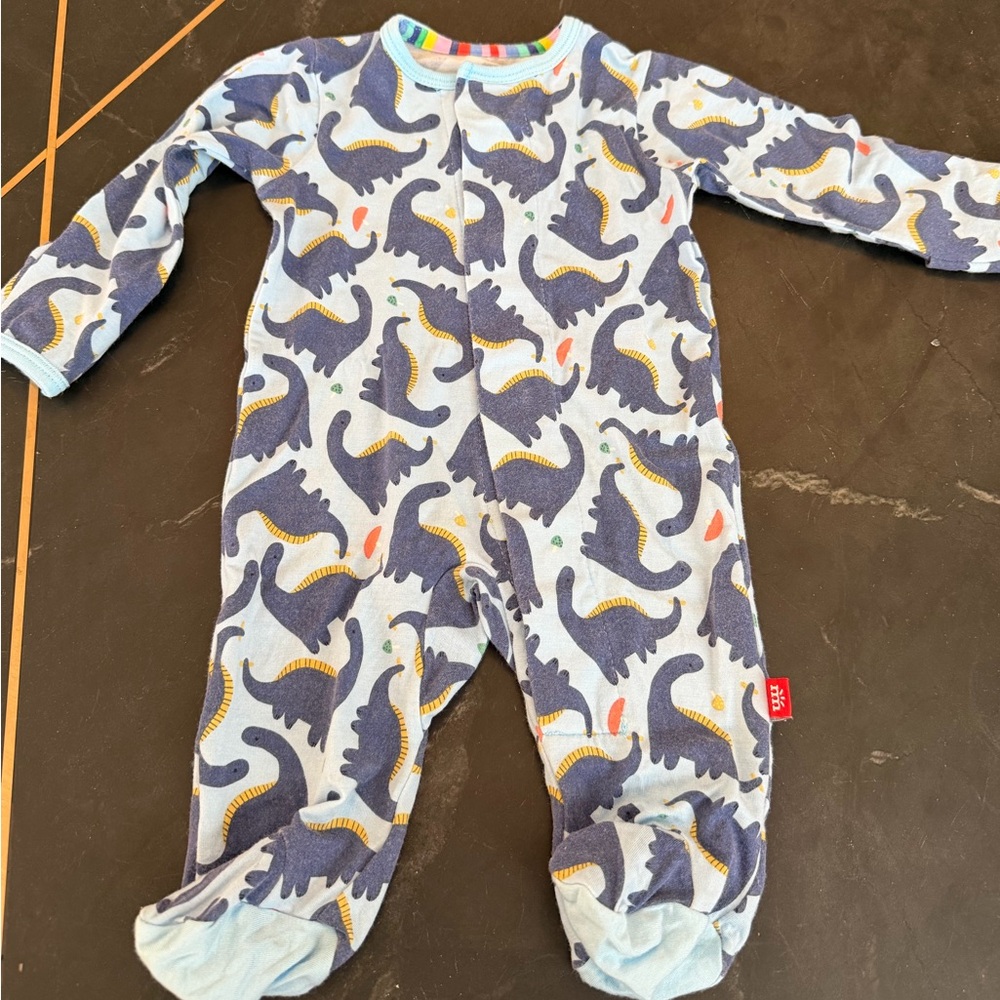 Magnetic Me Blue Dinosaur Footie